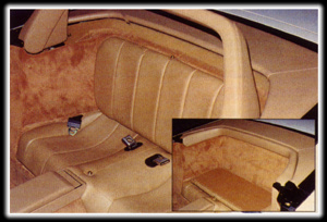 1990 to 1993 Mercedes R129 Body - Non Bose Rear Seat